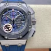 AP Royal Oak Offshore Schumacher 26568 TKF Best Edition Gray/Blue Dial on Blue Rubber Strap A3126 - Super Clone Watch | 1:1 Best Version