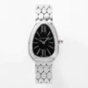 Bvlgari Serpenti Seduttori Watch SS 103449 BVF 1:1 Best Edition Black Dial Diamonds Bezel - Super Clone Watch | 1:1 Best Version