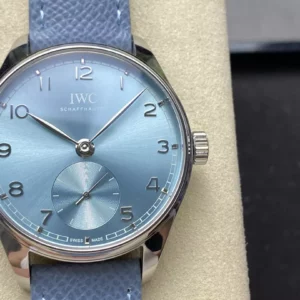 IWC Portuguese IW358402 GR Factory 1:1 Best Edition SS Ice Blue Dial Silvery Markers - Super Clone Watch | 1:1 Best Version