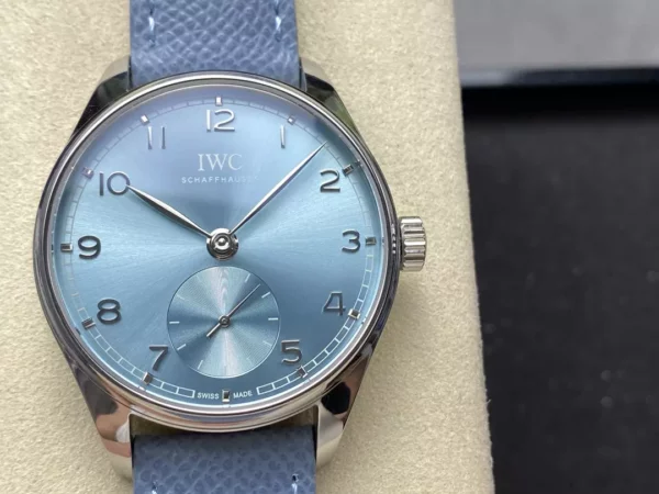IWC Portuguese IW358402 GR Factory 1:1 Best Edition SS Ice Blue Dial Silvery Markers - Super Clone Watch | 1:1 Best Version