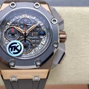 AP Royal Oak Offshore Schumacher 26568 TKF Best Edition White/Black Dial A3126 - Super Clone Watch | 1:1 Best Version