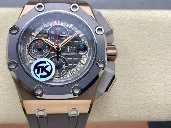 AP Royal Oak Offshore Schumacher 26568 TKF Best Edition White/Black Dial A3126 - Super Clone Watch | 1:1 Best Version