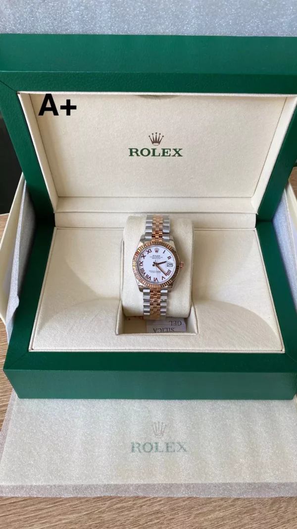 Rolex DateJust SS/RG 31mm 278271 A+ Factory 1:1 Best Edition White Roman Dial - Super Clone Watch | 1:1 Best Version