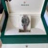 Rolex DateJust SS/RG 31mm 278381 A+ Factory 1:1 Best Edition Green Dial Diamond Bezel - Super Clone Watch | 1:1 Best Version