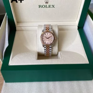 Rolex DateJust SS/RG 31mm 278271 A+ Factory 1:1 Best Edition RG Diamond Dial - Super Clone Watch | 1:1 Best Version