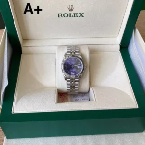 Rolex DateJust 31mm 278274 A+ Factory 1:1 Best Edition 904L Steel purple Roman Dial on Jubilee Bracelet DD2824 - Super Clone Watch | 1:1 Best Version