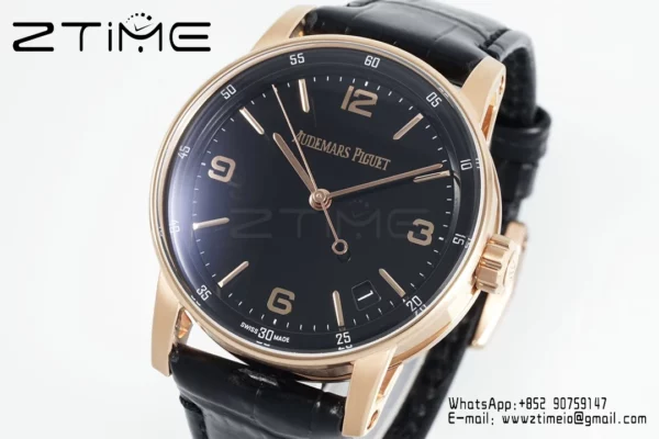 Audemars Piguet Code 11.59 RG 15210OR APS Factory 1:1 Best Edition Μαύρο καντράν - Super Clone Watch | 1:1 Best Version