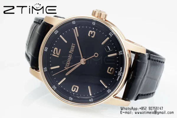 Audemars Piguet Code 11.59 RG 15210OR APS Factory 1:1 Best Edition Μαύρο καντράν - Super Clone Watch | 1:1 Best Version