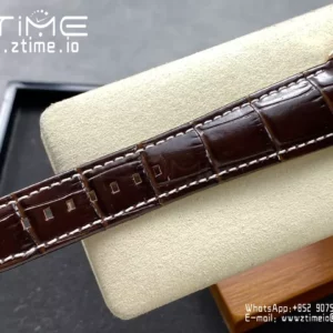 Breitling Navitimer Automatic 41mm RG BLSF White Dial on Brown Leather Strap A2824 V2 - Super Clone Watch | 1:1 Best Version