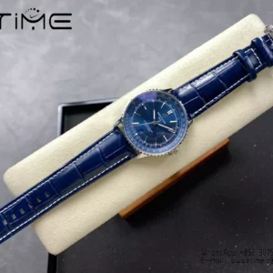 Breitling Navitimer Automatic 41mm SS BLSF Blue Dial on Blue Leather Strap A2824 V2 - Super Clone Watch | 1:1 Best Version