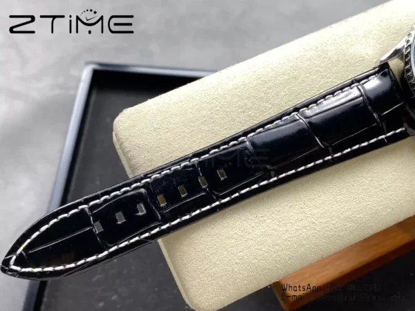Breitling Navitimer Automatic 41mm SS BLSF Green Dial on Black Leather Strap A2824 V2 - Super Clone Watch | 1:1 Best Version