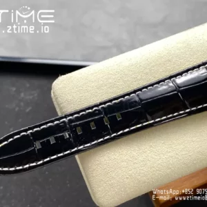 Breitling Navitimer Automatic 41mm SS BLSF Ice Blue Dial on Black Leather Strap A2824 V2 - Super Clone Watch | 1:1 Best Version