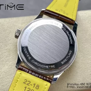 Breitling Navitimer Automatic 41mm SS BLSF Ice White Dial on Brown Leather Strap A2824 V2 - Super Clone Watch | 1:1 Best Version
