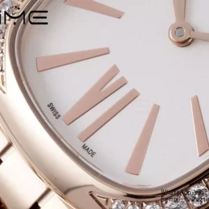 Bvlgari Serpenti Seduttori Watch RG 103146 BVF 1:1 Best Edition White Dial Diamonds Bezel - Super Clone Watch | 1:1 Best Version