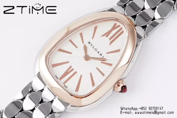 Bvlgari Serpenti Seduttori Watch SS 103144 BVF 1:1 Best Edition White Dial - Super Clone Watch | 1:1 Best Version