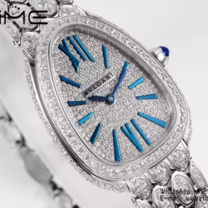 Bvlgari Serpenti Seduttori Watch SS 103159 BVF 1:1 Best Edition Diamonds Dial with Strap - Super Clone Watch | 1:1 Best Version