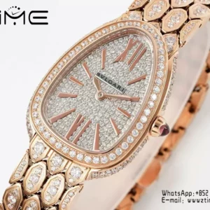 Bvlgari Serpenti Seduttori Watch SS 103160 BVF 1:1 Best Edition Diamonds Dial with Strap - Super Clone Watch | 1:1 Best Version