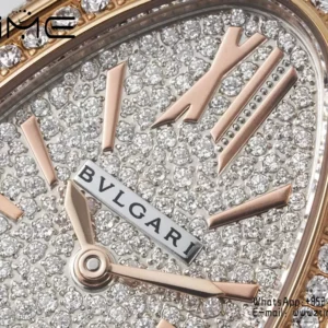 Bvlgari Serpenti Seduttori Watch SS 103160 BVF 1:1 Best Edition Diamonds Dial with Strap - Super Clone Watch | 1:1 Best Version