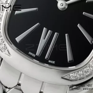 Bvlgari Serpenti Seduttori Watch SS 103449 BVF 1:1 Best Edition Black Dial Diamonds Bezel - スーパークローンウォッチ｜1:1ベストバージョン