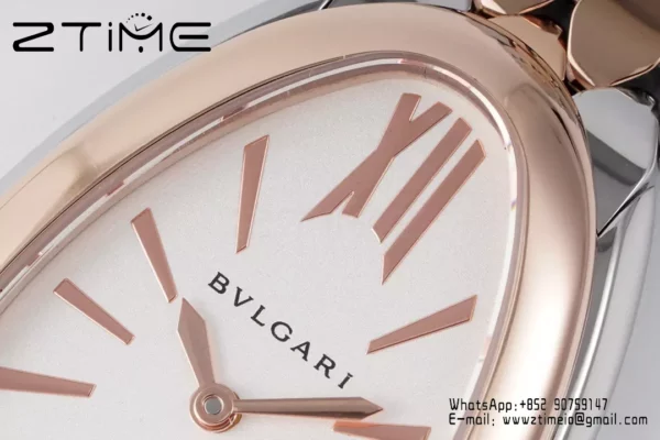 Bvlgari Serpenti Seduttori Watch SS 103948 BVF 1:1 Best Edition White Dial - Super Clone Watch | 1:1 Best Version