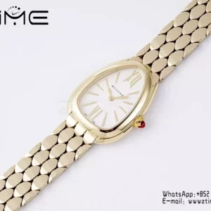 Bvlgari Serpenti Seduttori Watch YG 103145 BVF 1:1 Best Edition White Dial - Super Clone Watch | 1:1 Best Version