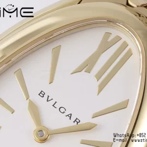 Bvlgari Serpenti Seduttori Watch YG 103145 BVF 1:1 Best Edition White Dial - Super Clone Watch | 1:1 Best Version