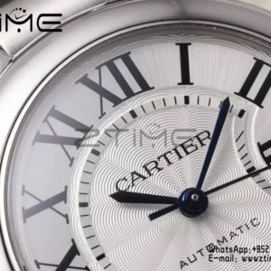 CARTIER Ballon Bleu 33mm SS AF 1:1 Best Edition White Dial on SS Bracelet SEIKO NH05A - Super Clone Watch | 1:1 Best Version