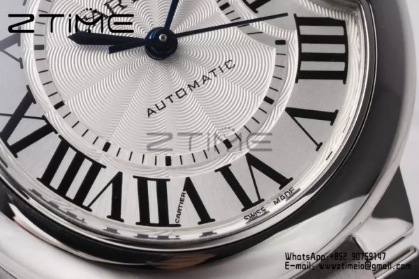 CARTIER Ballon Bleu 33mm SS AF 1:1 Best Edition White Dial on SS Bracelet SEIKO NH05A - Super Clone Watch | 1:1 Best Version