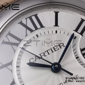 カルティエ バロンブルー 33mm SS/YG AF 1:1 ベストエディション シルバーダイアル SS/YG ブレスレット SEIKO NH05A - スーパークローンウォッチ｜1:1 ベストバージョン