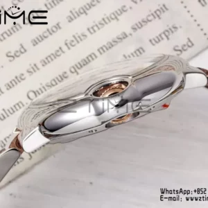 カルティエ バロンブルー 33mm SS/YG AF 1:1 ベストエディション シルバーダイアル SS/YG ブレスレット SEIKO NH05A - スーパークローンウォッチ｜1:1 ベストバージョン