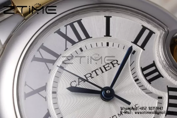 CARTIER Ballon Bleu 33mm SS/YG AF 1:1 Best Edition Silver Dial on SS/YG Bracelet SEIKO NH05A - Super Clone Watch | 1:1 Best Version