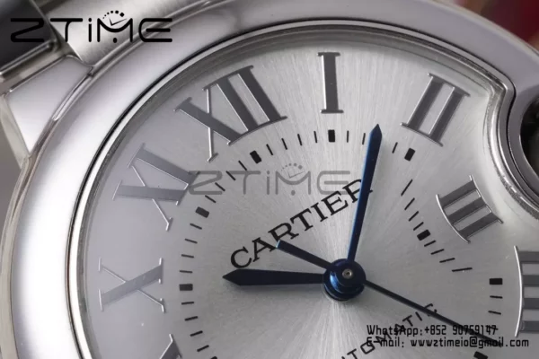 CARTIER Ballon Bleu WSBB0068 33mm SS AF 1:1 Best Edition Silver Dial on SS Bracelet SEIKO NH05A - Super Clone Watch | 1:1 Best Version
