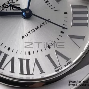 CARTIER Ballon Bleu WSBB0068 33mm SS AF 1:1 Best Edition Silver Dial on SS Bracelet SEIKO NH05A - Super Clone Watch | 1:1 Best Version