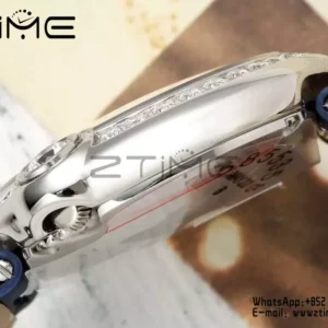 カルティエバロンブラン30ミリメートルW4BL0003 AF 1:1ベスト版シルバーダイヤルダイヤモンドベゼルクォーツ - スーパークローン時計｜1:1ベストバージョン