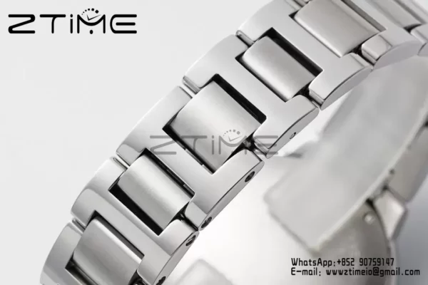 Cartier Ballon Bleu WSBB0021 33mm SS AF Factory 1:1 Best Edition white Dial on SS Bracelet A076 - Super Clone Watch | 1:1 Best Version