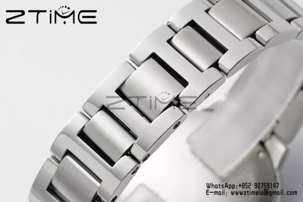 Cartier Ballon Bleu WSBB0046 33mm SS AF Factory 1:1 Best Edition Pink Dial on SS Bracelet A076 - Super Clone Watch | 1:1 Best Version