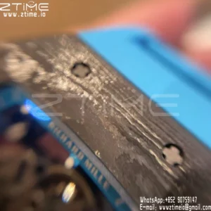 Richard Mille RM055 NTPT APS Factory 1:1 Best Edition Blue Bezel Blue Crown Rubber Strap - Super Clone Watch | 1:1 Best Version