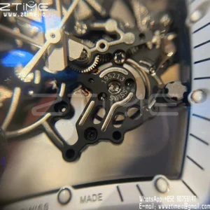 Richard Mille RM055 NTPT APS Factory 1:1 Best Edition Λευκή στεφάνη Λευκή κορώνα σε καουτσούκ λουράκι - Super Clone Watch | 1:1 Best Version