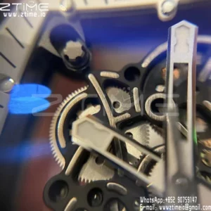 Richard Mille RM055 NTPT APS Factory 1:1 Best Edition Λευκή στεφάνη Λευκή κορώνα σε καουτσούκ λουράκι - Super Clone Watch | 1:1 Best Version