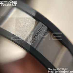 Richard Mille RM055 NTPT APS Factory 1:1 Best Edition Λευκή στεφάνη Λευκή κορώνα σε καουτσούκ λουράκι - Super Clone Watch | 1:1 Best Version