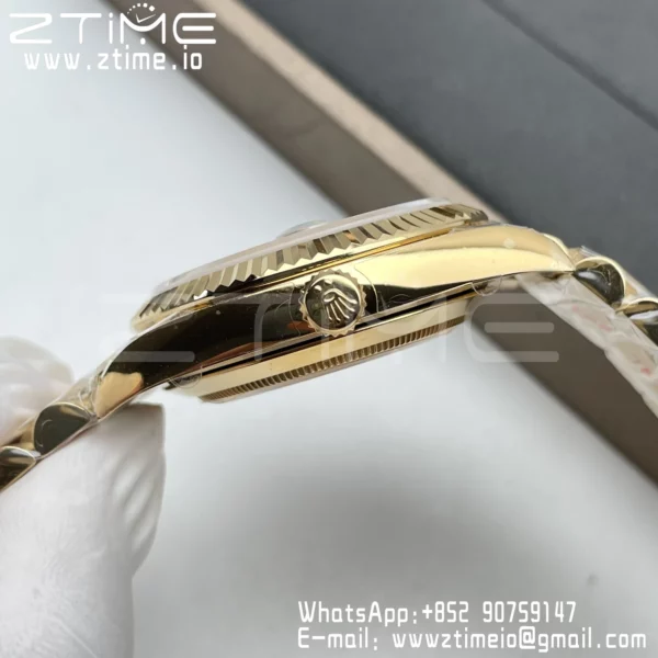 Rolex DayDate 40 YG 228238-006 GS Factory Gain Weight YG Roman Dial A3255 - Super Clone Watch | 1:1 Best Version