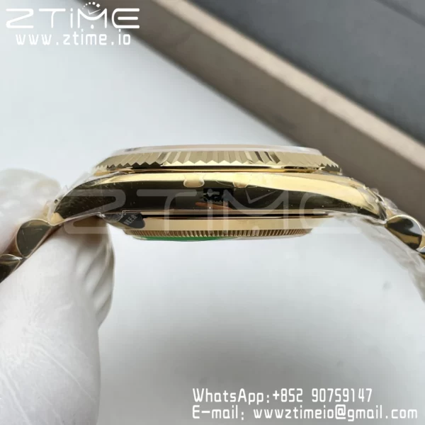 Rolex DayDate 40 YG 228238-006 GS Factory Gain Weight YG Roman Dial A3255 - Super Clone Watch | 1:1 Best Version