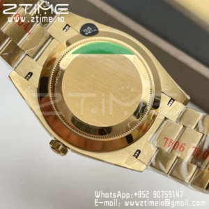 Rolex DayDate 40 YG 228238-006 GS Factory Gain Weight YG Roman Dial A3255 - Super Clone Watch | 1:1 Best Version