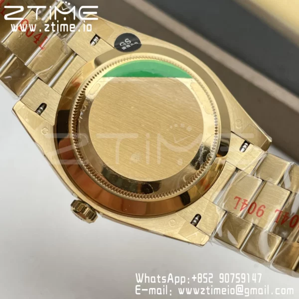 Rolex DayDate 40 YG 228238-006 GS Factory Gain Weight YG Roman Dial A3255 - Super Clone Watch | 1:1 Best Version