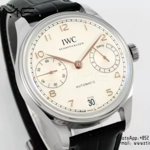 IWC Portugieser Automatic SS IW501701 APS Factory 1:1 Best Edition White/RG Dial - Super Clone Watch | 1:1 Best Version