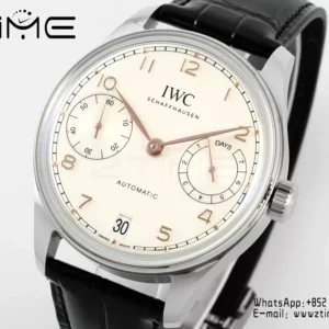 IWC Portugieser Automatic SS IW501701 APS Factory 1:1 Best Edition White/RG Dial - Super Clone Watch | 1:1 Best Version