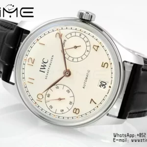 IWC Portugieser Automatic SS IW501701 APS Factory 1:1 Best Edition White/RG Dial - Super Clone Watch | 1:1 Best Version