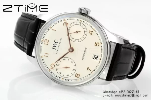 IWC Portugieser Automatic SS IW501701 APS Factory 1:1 Best Edition White/RG Dial - Super Clone Watch | 1:1 Best Version