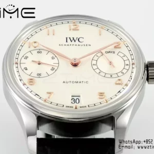 IWC Portugieser Automatic SS IW501701 APS Factory 1:1 Best Edition White/RG Dial - Super Clone Watch | 1:1 Best Version
