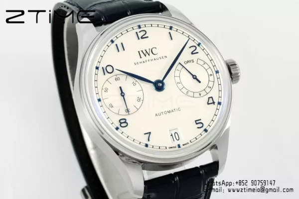 IWC Portugieser Automatic SS IW501702 APS Factory 1:1 Best Edition White/Blue Dial - Super Clone Watch | 1:1 Best Version